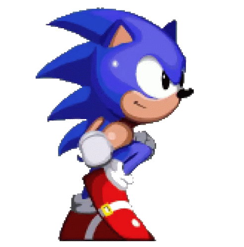 Sonic correndo